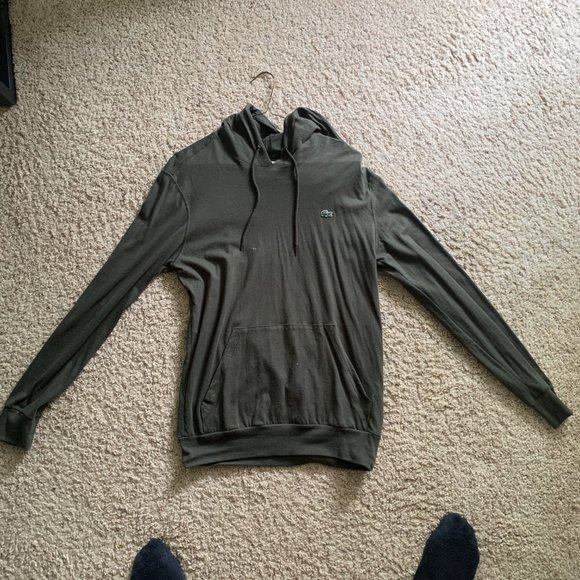 Thin Lacoste Hoodie Small - Picture 3 of 10
